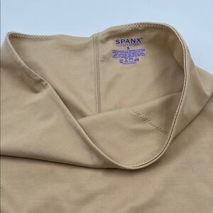 SPANX Beige Turtleneck Top